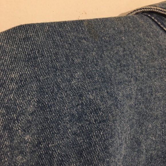 Vintage SunBelt Sportswear Denim Jacket with Birdhouse Appliqué: Size Medium - Picture 8 of 13